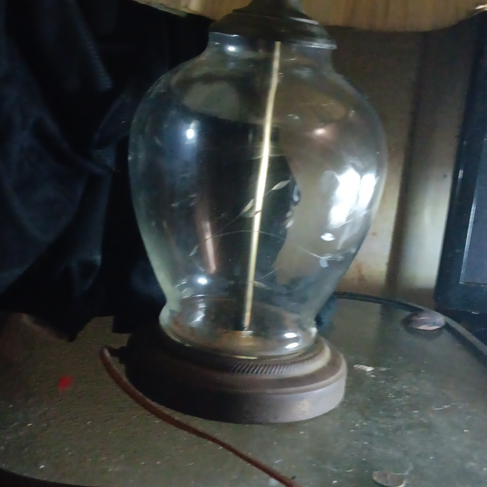 Limited edition princess house crystal lamp